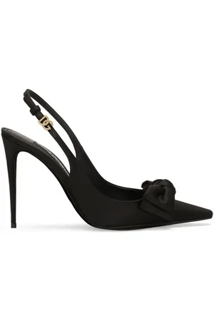 Dolce & Gabbana 105mm bow-detailing silngback pumps