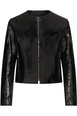 Dolce & Gabbana Collarless zipped jacket