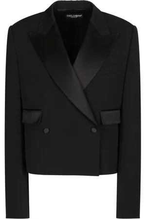 Dolce & Gabbana Double-breasted gabardine blazer