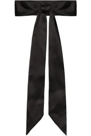 Dolce & Gabbana Bow-embellished silk belt