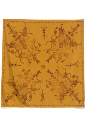 Fabiana Filippi X Benni Bosetto printed silk scarf