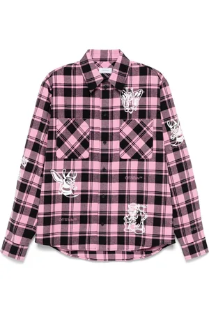 OFF-WHITE Character Check flannel shirt