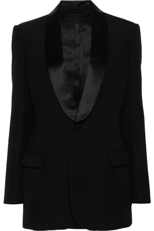 WARDROBE.NYC Single-breasted wool blazer
