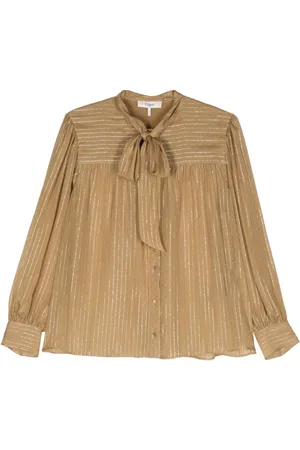 Chloé Lurex silk blouse