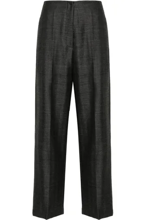 FORTE FORTE Herringbone wool tailored trousers