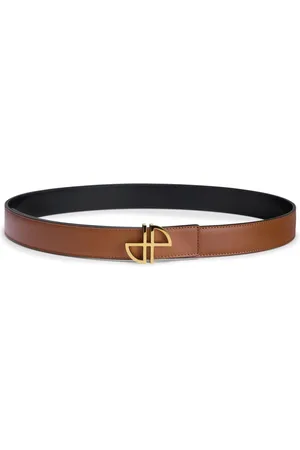Patou JP leather belt
