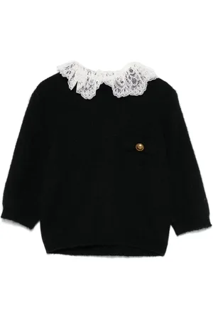 Twin-Set Lace-collar sweater