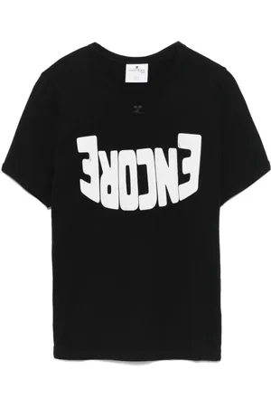 Courrèges Slogan-print T-shirt