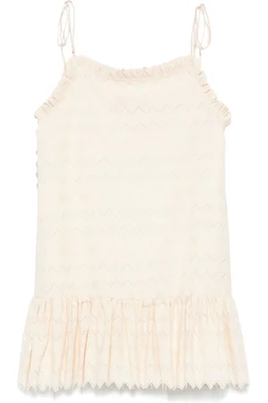 PNK Zigzag pattern mini dress