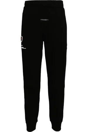 A Bathing Ape Logo-embroidered track pants