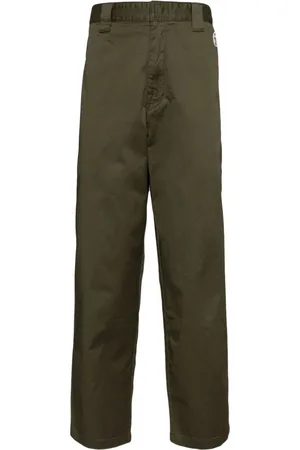 A Bathing Ape Logo-patched trousers