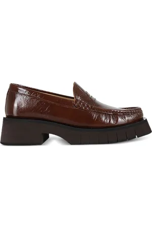 Paloma Barceló 45mm crinkled leather loafers