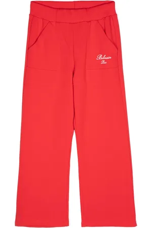 Balmain Logo-print cotton trousers