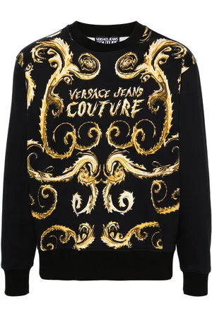 VERSACE Couture Chain cotton sweatshirt