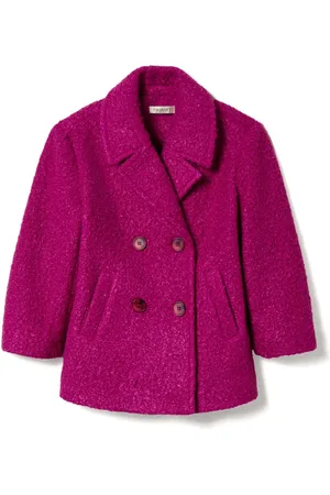 Twin-Set Bouclé double-breasted coat