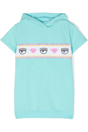 Chiara Ferragni Eyelike-motif hooded dress