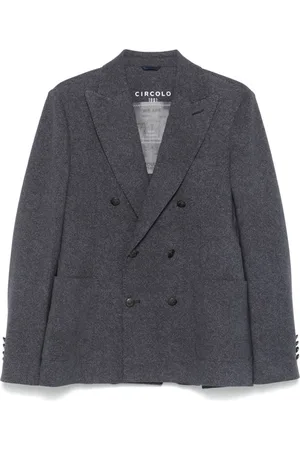 Circolo Mélange-effect blazer