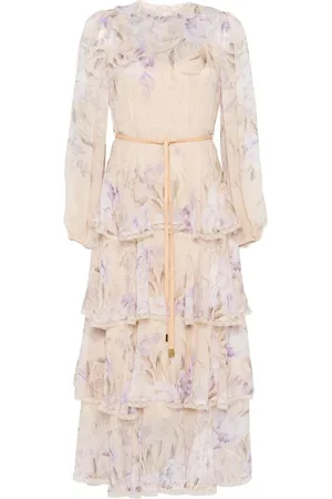 ZIMMERMANN Eden Lace Edge midi dress