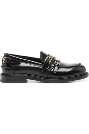 Sandro Buckle-embellished loafers