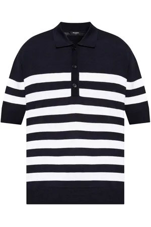 Balmain Striped polo shirt