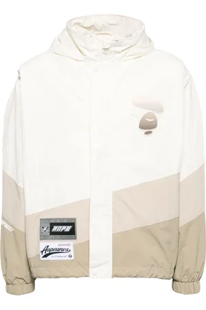 A Bathing Ape Logo-patch long-sleeved jacket