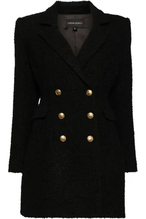 Cynthia Rowley Bardot bouclé dress