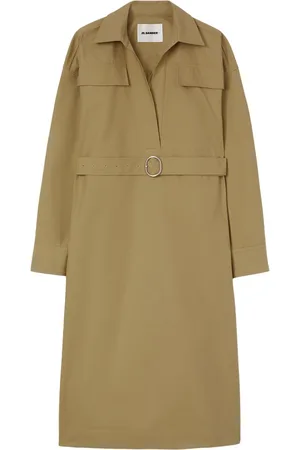 Jil Sander Classic-collar cotton dress