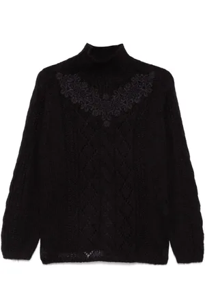Twin-Set Lace-detail sweater
