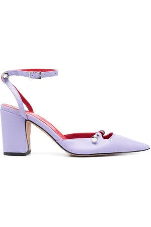 HARDOT 80mm leather pumps