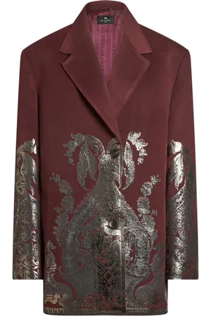 Etro Metallic-paisley jacket