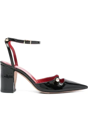 HARDOT 80mm leather pumps