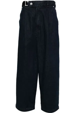 FIVE CM Logo-patch straight-leg jeans