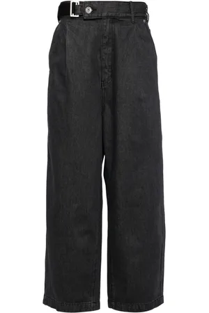 FIVE CM Logo-patch straight-leg jeans