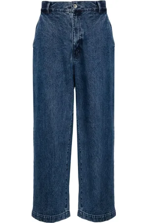 FIVE CM Cotton tapered jeans