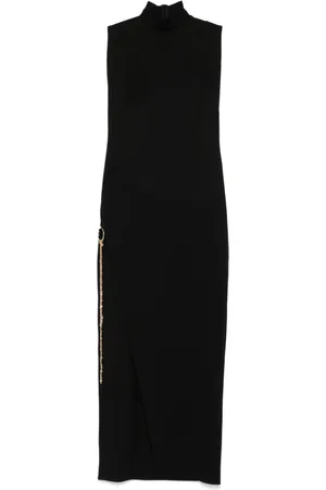 Atu Body Couture Metallic-ring maxi dress