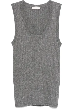 Liu Jo Lurex tank top