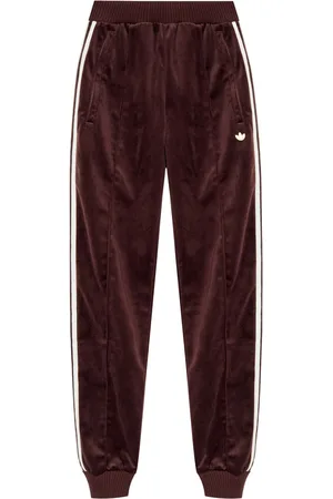 adidas Logo-patch velvet track pants