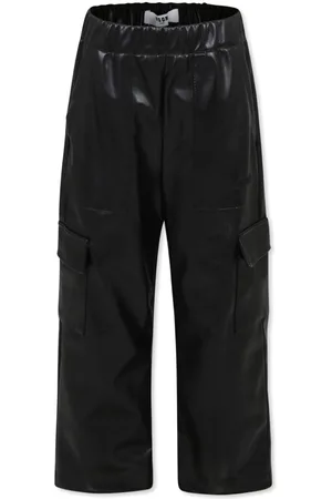 Msgm Faux-leather trousers
