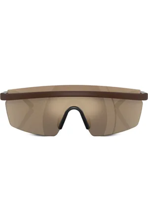 Oliver Peoples R-4 mask-frame sunglasses