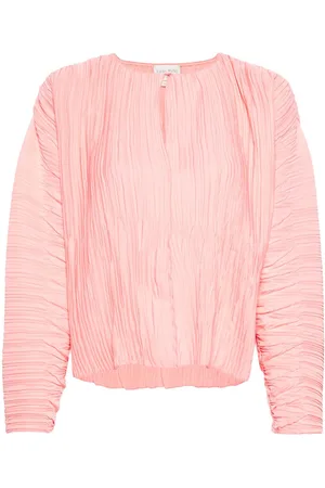 FORTE FORTE Plissé longsleeved blouse