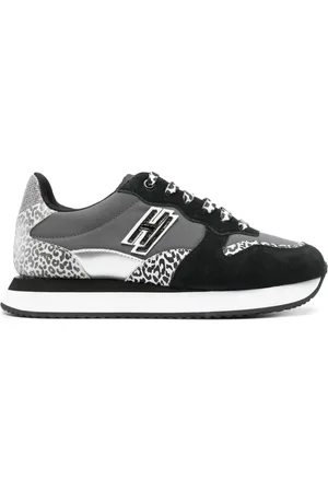 HIDE&JACK Over zebra print-detail sneakers