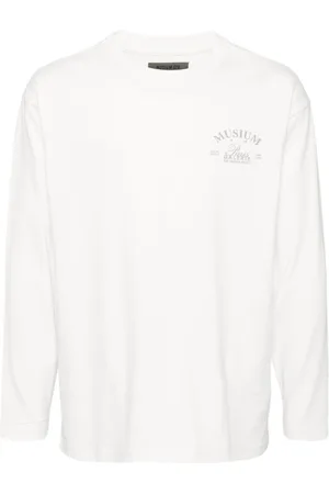 Musium Div. Logo-print long-sleeved T-shirt