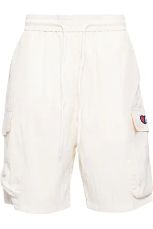 Ground Zero Crinkled logo-print cargo shorts