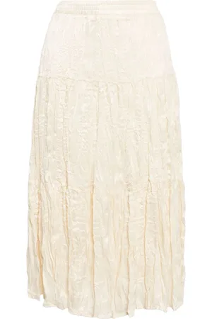 tout a coup Tiered midi skirt