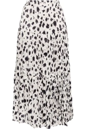 tout a coup Leopard print midi skirt