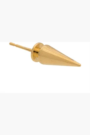 In Gold We Trust Cone earring