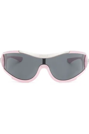 VERSACE Medusa Medallion shield-frame sunglasses