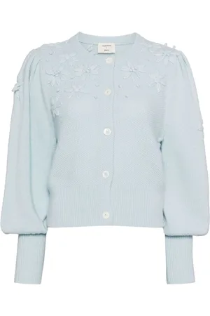 Onefifteen Floral-embroidered cardigan