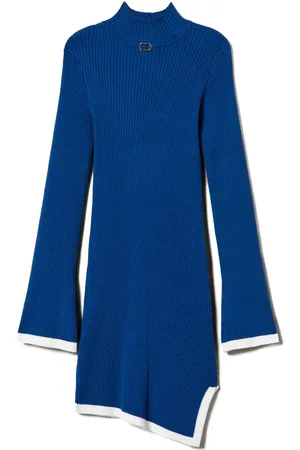 Twin-Set Ribbed-knit short dress