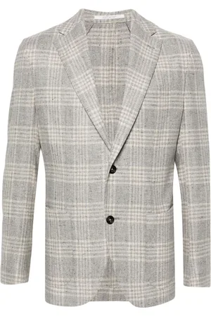 ELEVENTY Check-pattern blazer